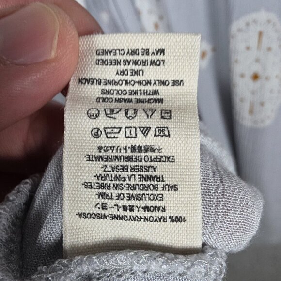 FREE PEOPLE Tree Swing Tunic Top Small Lightweight Airy Sleeveless Boho Beachy - Picture 14 of 16